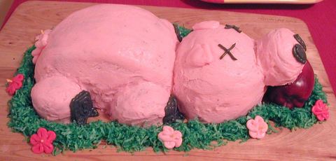 Luau Pig — handmade cakes