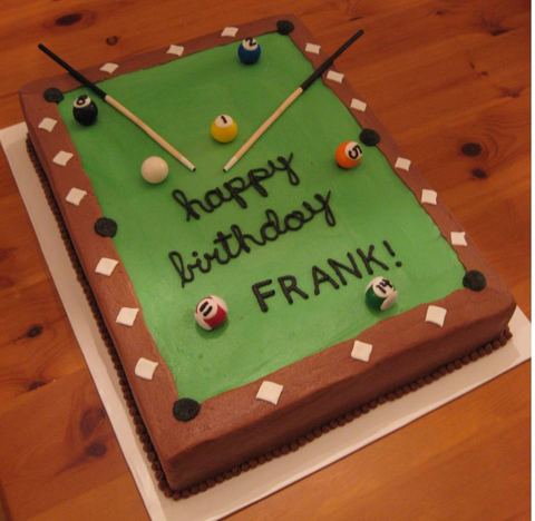 Pool Table — handmade cakes