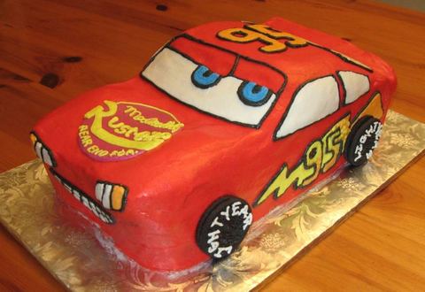 Lightning McQueen — handmade cakes